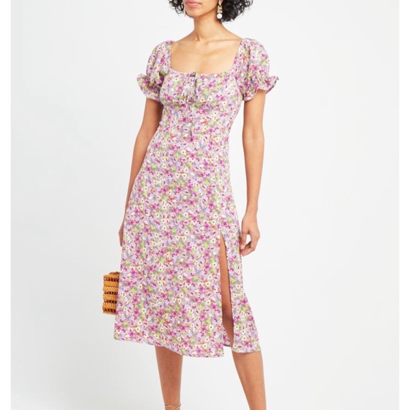 o.p.t. Floral Midi Dress - Picture 3 of 4